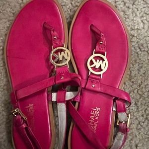 Michael Kors red sandal